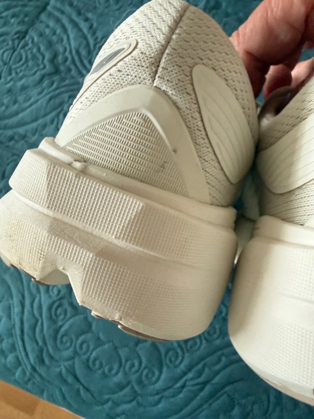 White sneakers